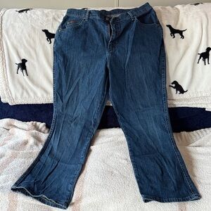 Lee Dark Blue Flare Women's Jeans